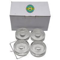 Crafty Cultures Glass Fermentation Weights - 7cm Diameter - Pack of 4